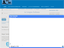 Tablet Screenshot of amiciaa.org